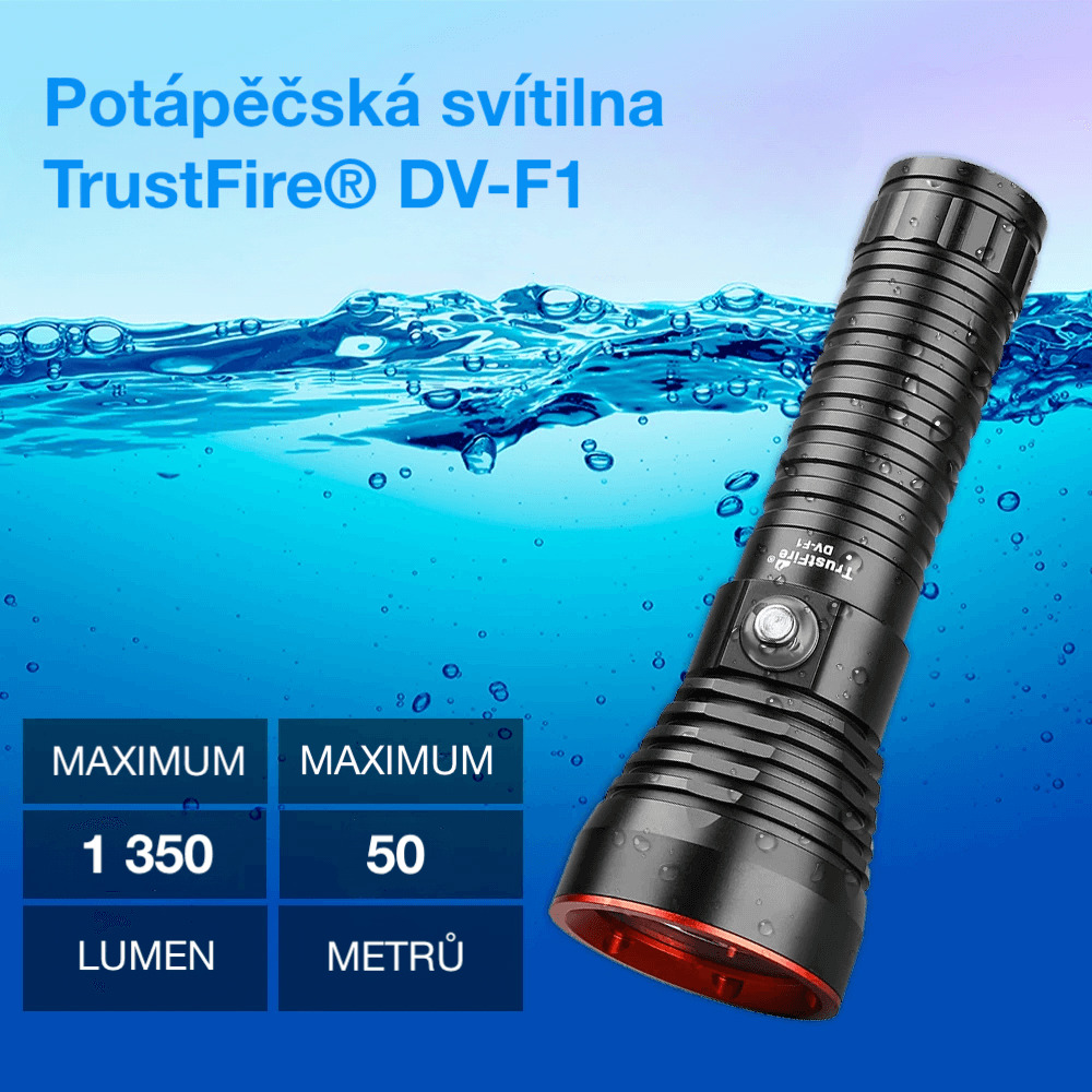 Základní údaje svítilna Trustfire DV-F1